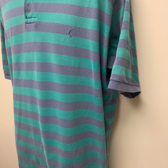 POLO RALPH LAUREN STRIPED POLO SHIRT MENS SIZE XXL - Picture 3 of 8